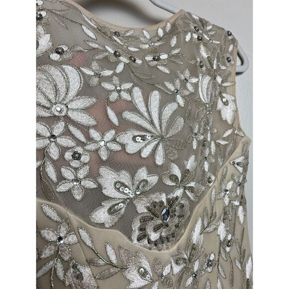 Sue Wong Nocturne Beaded Embroidered Cocktail Dress Sz. 4 - Picture 13 of 13